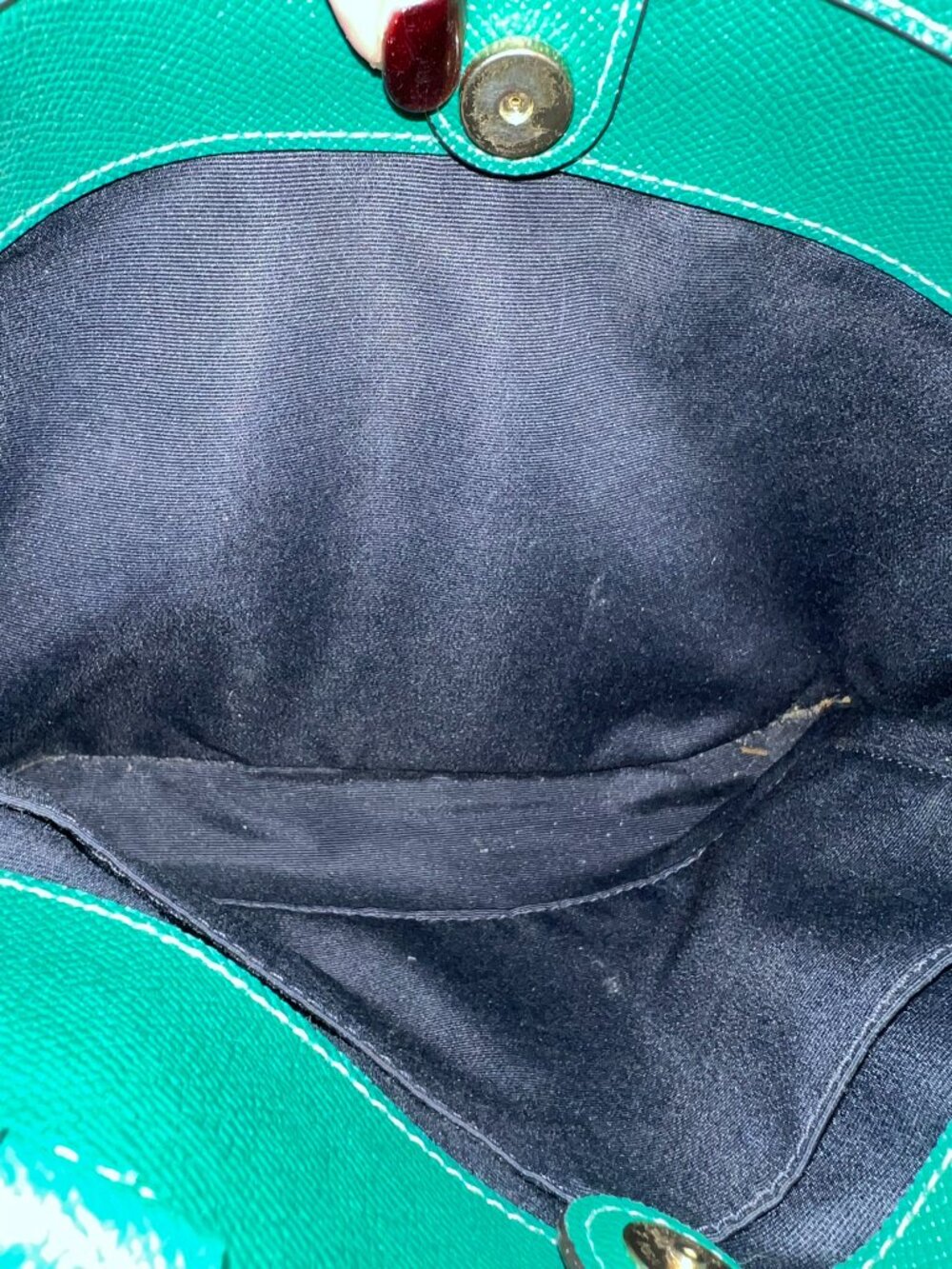 Coach Lillie Carryall Bright Jade Satchel EUC with COA - Picture 12 of 12